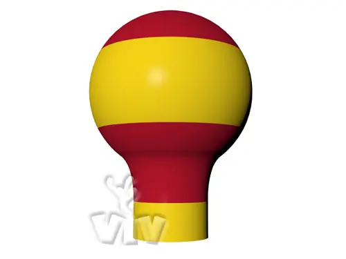 Balloon without narrowing 7 m commercial promotional inflatable balloon