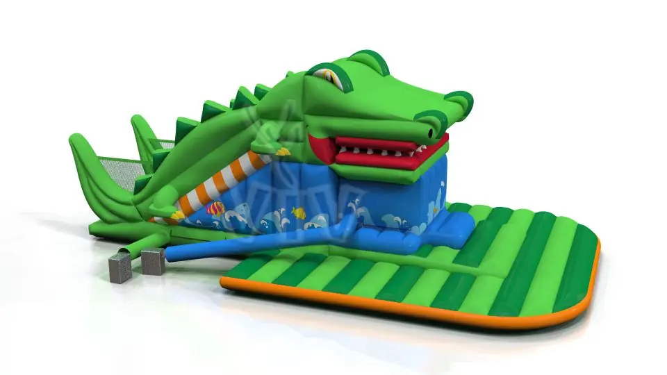 Crocodile GIGANT commercial inflatable slide