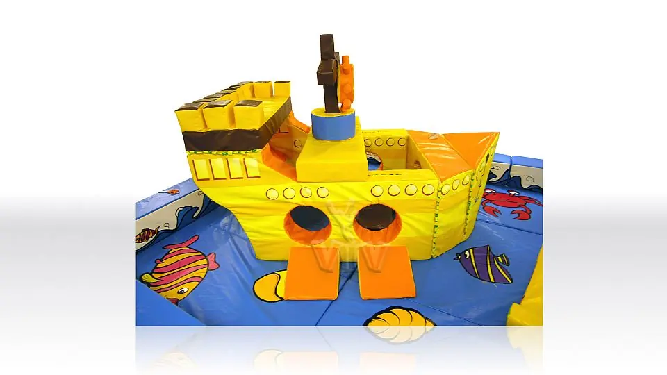 Sea Playground foam soft play playground structure for dry indoor play areas