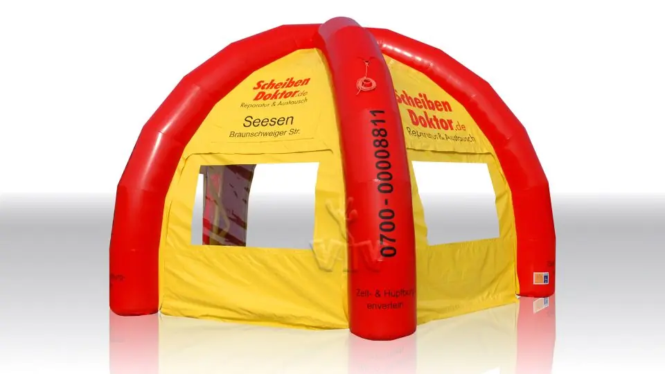 Tent Spider - External diameter 7 m commercial promotional inflatable tent