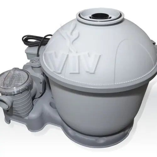 Pump with sand filter for water slides with hoses commercial inflatable slide
